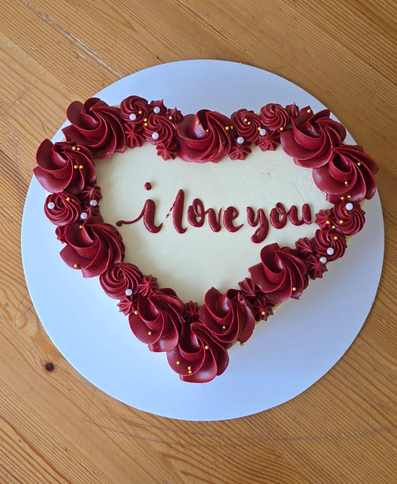 Romantic Heart Cake